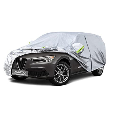 6 Layers Car Cover Custom Fit Alfa Romeo Stelvio from 2017 to 2025