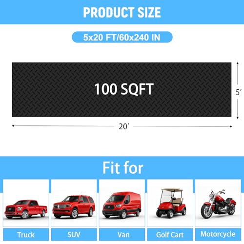 5x20 FT Garage Floor Mat