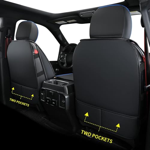 F150 Faux Leather Seat Covers Fit for 2015 (4 Count)