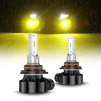 9006 LED Fog Light Bulbs Yellow