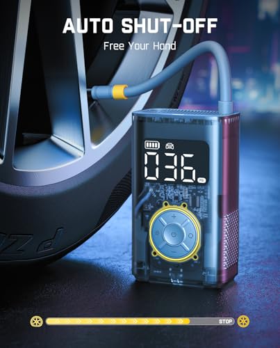 X9 Pro Portable 1Min Fast Tire Inflator for Compact Car (150 Count)