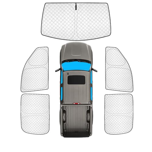 5pcs Car Sun Shades Custom for GMC Sierra 2007 (5 Count)