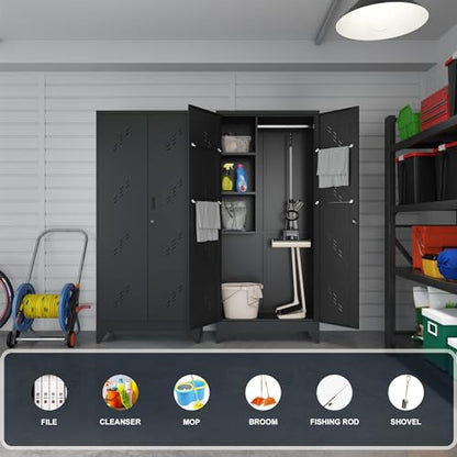 75" Taller Metal Garage Storage Cabinet