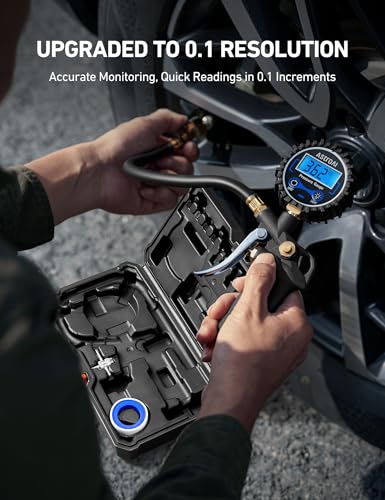 Digital Tire Pressure Gauge with Inflator 3