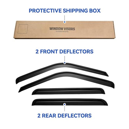 Window Visors Rain Guards for 1995
