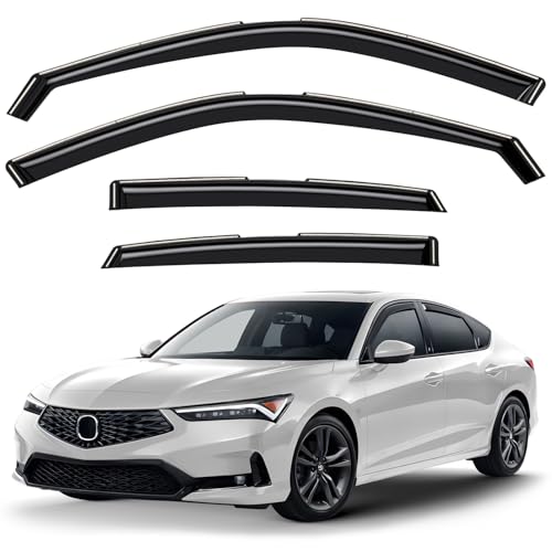 Window Deflectors Smoke Tinted in (4 Count)