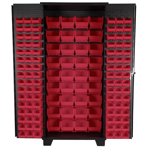 Tool Storage Cabinet with Bin Mounts