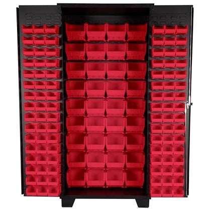 Tool Storage Cabinet with Bin Mounts