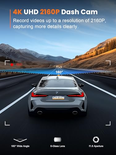 4K Dash Cam Front