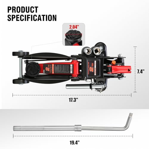 Floor Jack with Socket and Lock
