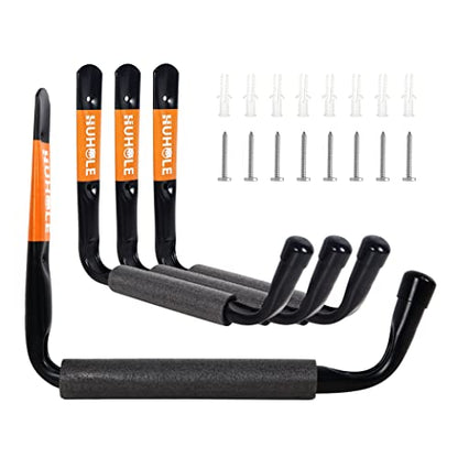 4 Pack 13.6 Inch Jumbo Garage Storage Hooks (4 Count)