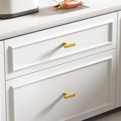 10 Pack Gold Cabinet Knobs Single Hole Gold Kitchen Handles