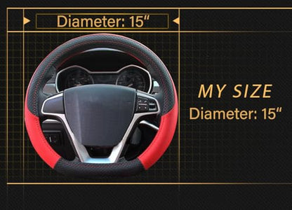 D Shape Car Steering Wheel Cover