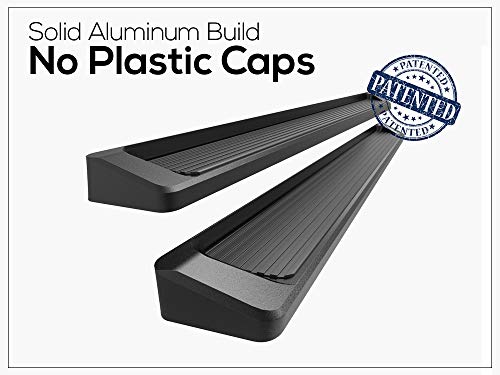 Black Running Boards Style Compatible with Ford F150 2015 (2 Count)