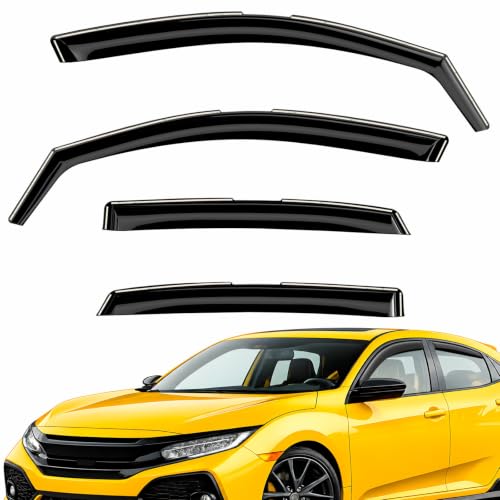 Extra Durable Window Deflectors in (4 Count)