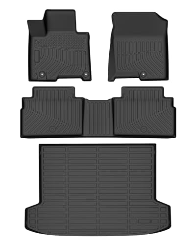 Floor Mats Cargo Liner Custom Fit for Hyundai Tucson PHEV 2022 2023 2024 2025 Accessories All Weather Carpet Protection TPE Odorless