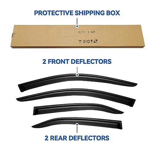 Window Visors Rain Guards for 2007 2008 2009 2010 2011 Toyota Camry Sedan