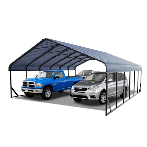Heavy Duty 20x30 FT Metal Carport for 3 Cars