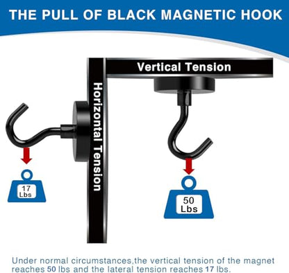 Magnetic Hooks for Cruise Cabins (6 Count)