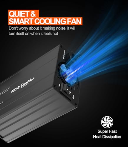400W Car Power Inverter 12V to 110V AC｜24W+65W USB C