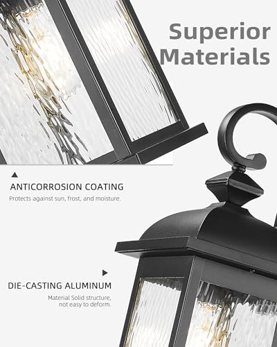 21" Large Exterior Wall Light Fixtures (2 Count)