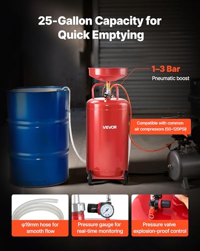 25 Gallon Waste Oil Drain Tank