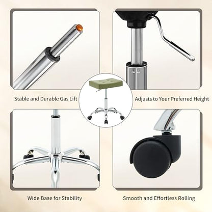 Adjustable Height Saddle Stool for Massage