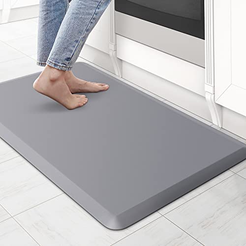 Kitchen Mat Cushioned Anti Fatigue Rug 17.3"x28" Waterproof Non Slip Standing Desk Mat Comfort Floor Mats for Kitchen House Sink Office