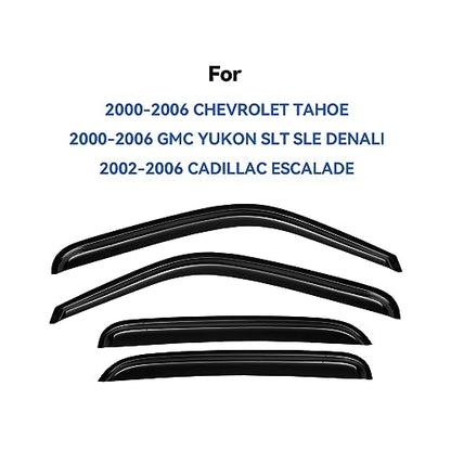 Window Visors Rain Guards for 2000