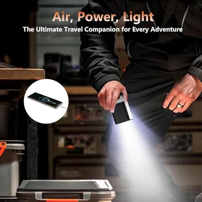 Tire Inflator Portable Air Compressor Cordless Automatic Air Pump