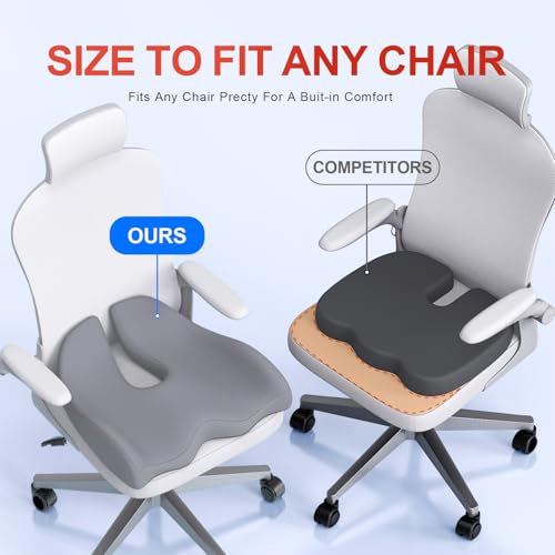 Large Cooling Memory Foam Seat Cushion (1000 grams)