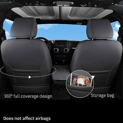 Wrangler JK Seat Covers Custom Fit for Jeep Wrangler (4 Count)