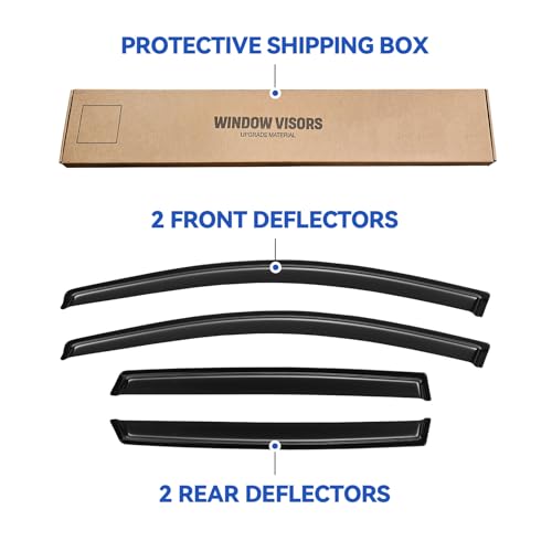 Window Visors Rain Guards for 2007 2008 2009 2010 2011 Honda CRV CR
