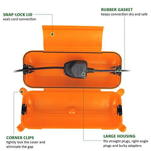 Outdoor Extension Cord Safety Cover