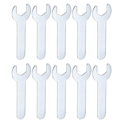 10pcs Small Wrench 13x70x1.5mm Metric U (10 Count)