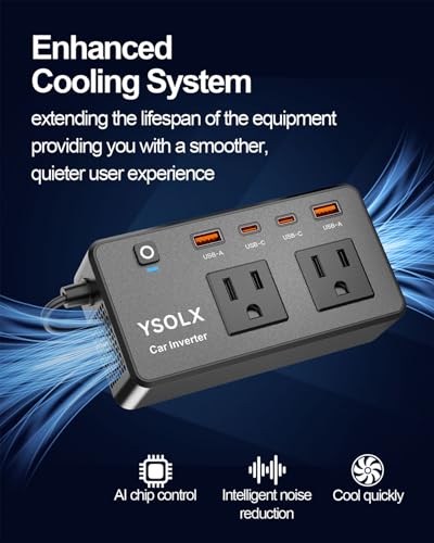 300W Portable Charger Car Power Inverters for Vehicle