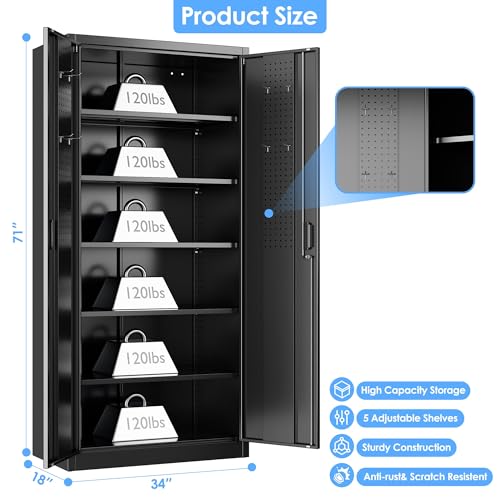 Tall Metal Storage Cabinet