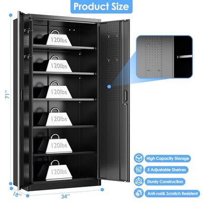 Tall Metal Storage Cabinet