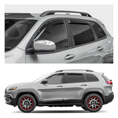 Window Deflectors Smoke Tinted In (4 Count)