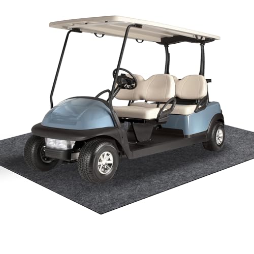 4.9 x 9.2 ft Garage Floor Mat for Under Car & Golf Cart