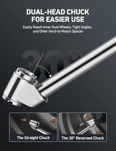 T3 Tire Pressure Gauge with Inflator 10