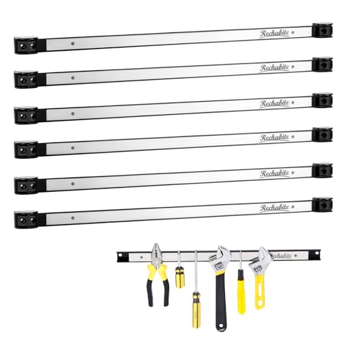 6 Pieces 24" Magnetic Tool Holder Strip (6 Count)