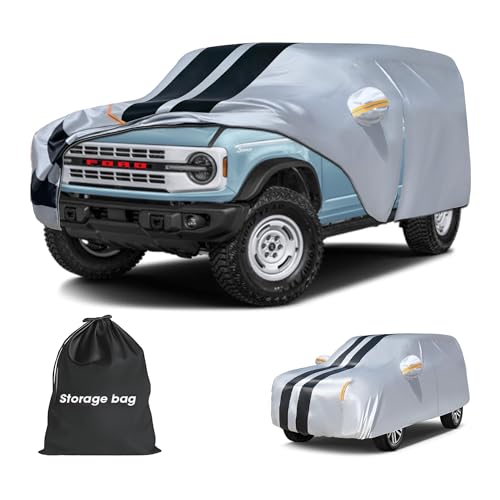 Multi Layer Car Cover Custom Fit for Ford Bronco 4dr