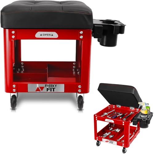 Rolling Creeper Garage Shop Seat for Men