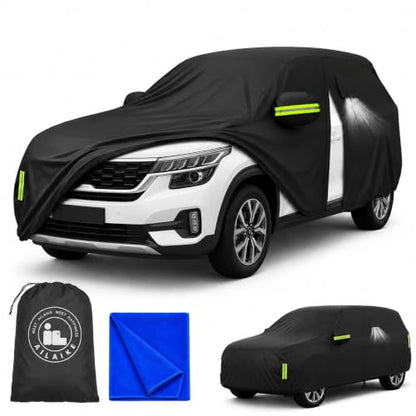 10 Layer Car Cover Waterproof All Weather Custom Fit for Kia Seltos