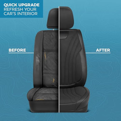 Curated Suede Leather Seat Covers for Cars & SUVs (2 Count)