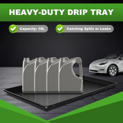 3Pcs Extra Oil Drip Pan for Under Car (3 Count)