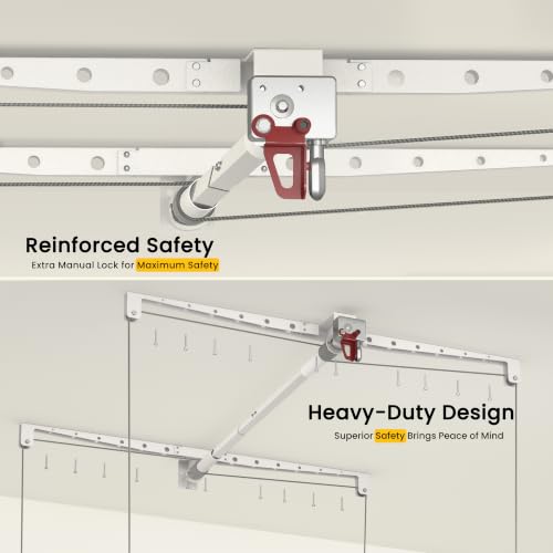 Overhead Garage Storage Rack for 12