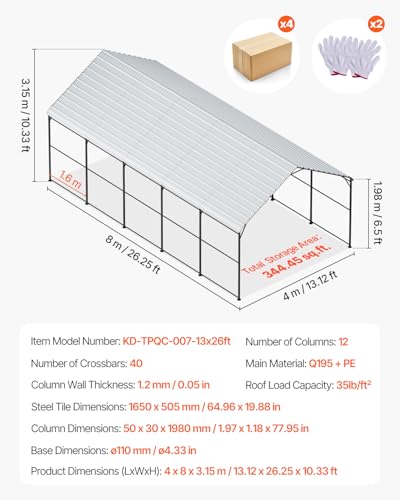 Heavy Duty Metal Carport
