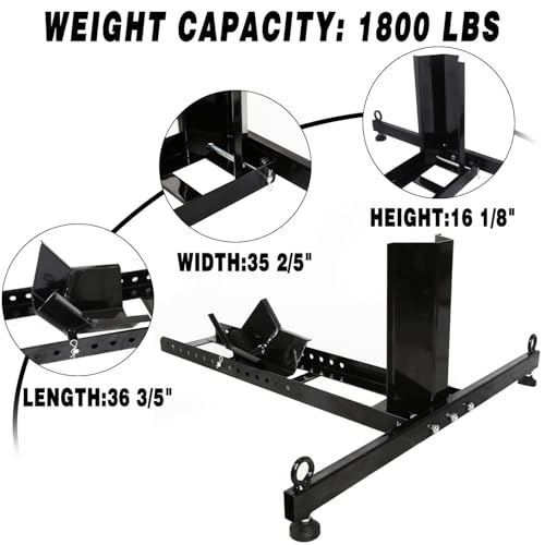 Motorcycle Wheel Chock Stand Upright 1800 LBS